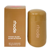 Rhode Pocket Blush Tan Line packaging shown, ideal for on-the-go touch-ups.