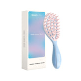 RHOS scalp massager with curved ergonomic design for gentle cleansing
