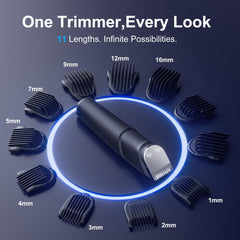 RICAF sharp stainless-steel blades deliver smooth, irritation-free trimming