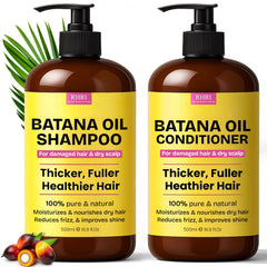Rida Batana Shampoo and Conditioner Set on display for a complete hair care routine.