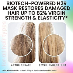 Rida Hair Research Institute damaged-hair texture swatch shows smoother strands