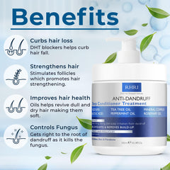 Rida Hair Research Institute: ingredientes clave árbol de té y ácido salicílico para uso diario.