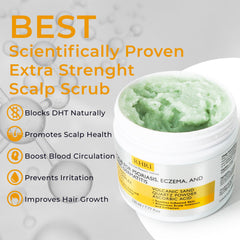 Rida Hair Research Institute mineral complex powder texture for deep cleansing.
