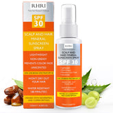 Rida Hair SPF 30 sunscreen spray bottle provides daily UV protection for hair
