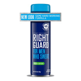 Right Guard Sport Fresh Scent spray illustrating easy application for all-day confidence and dryness