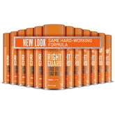 Right Guard Sport Original Scent deodorant spray bottle showing aluminum-free protection.