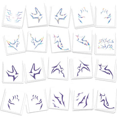 Rihoyoss K-pop Demon tattoos 60pc pack for cosplay and parties