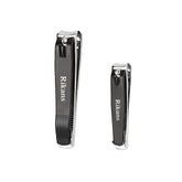 Rikans Nail Clipper Set with large toenail cutter for precise trims