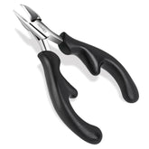 RIMEI toenail clippers with ultra sharp curved blade for precise ingrown nail trimming