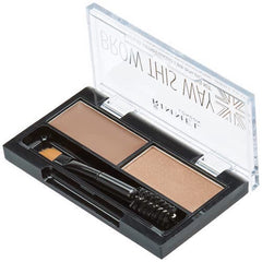 Rimmel Brow This Way demonstrates 3-step application for defined brows.