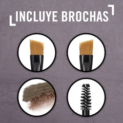 Rimmel Brow This Way brow brush enables precise, even application.