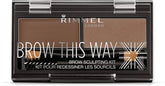 Rimmel Brow This Way Sculpting Kit case closed for on-the-go brow shaping.