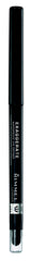 Rimmel Exaggerate eyeliner built-in sharpener ensures precise edges on the go.
