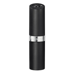 Rimmel Lasting Finish Lipstick color glow highlights vibrant shade on lips.