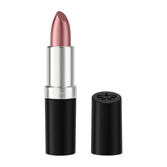 Rimmel Lasting Finish Lipstick Iced Rose packaging showcasing premium design and shade.