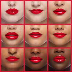 Shade 500 Kiss Me You Fool swatch on lips.