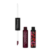 Rimmel Provocalips Firecracker glossy finish lip color close-up.