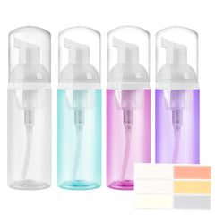Rindion foam bottle 60ml in pastel colors for compact travel use