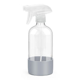 Rionisor glass spray bottle 16oz with silicone sleeve for durability