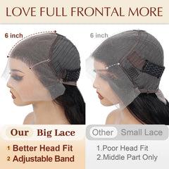 RISBERT pre-plucked wig with baby hairs for a ready-to-wear natural hairline.