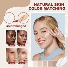 Rise Luxus Ultrablend applied on skin demonstrates seamless blend and flawless finish.