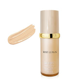 Rise Luxus Ultrablend bottle application shows smooth, even coverage for daily wear.