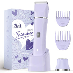 Risina bikini trimmer with two heads for precise body grooming
