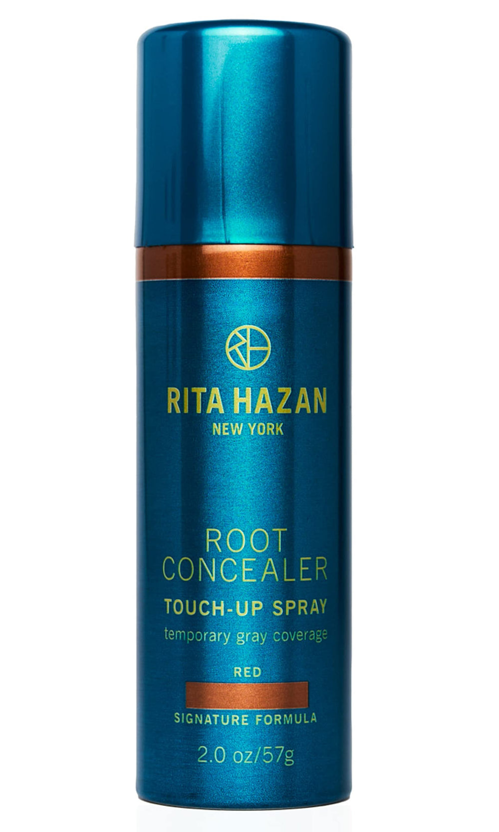 Rita Hazan Root Concealer Spray bottle provides instant gray root coverage.