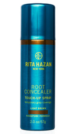 Rita Hazan Root Concealer Touch Up Spray providing quick gray root coverage.