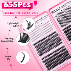 RITALASH bottom lashes enhances lower lash line for fuller daytime definition