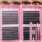 RITALASH lash clusters kit with 640 pieces for natural, effortless fullness.