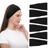Cinta para la cabeza RITOPER negra para mujer, ideal para yoga y comodidad suave.