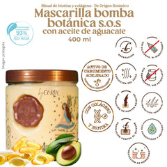 Ritual Botanico Botanical SOS Mask with collagen and biotin for resilience