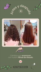 Ritual Botanico keratin treatment bottle highlighting organic formula for smoother hair