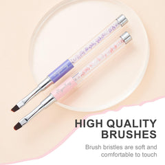 RIYUEXING flat tip cleans larger areas around the nail bed