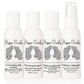Rizos Curls Travel Kit Shampoo 2oz cleanses gently while hydrating curly hair.