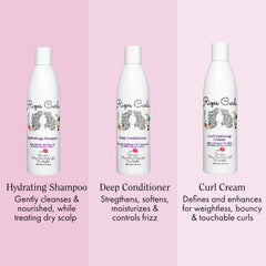 Rizos Curls deep conditioner tub enriched with olive and coconut oils for nourishment