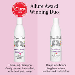 Rizos Curls Deep Conditioner tube delivers deep moisture and detangling ease.