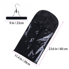 RJMBMUP storage bag with transparent front for quick selection