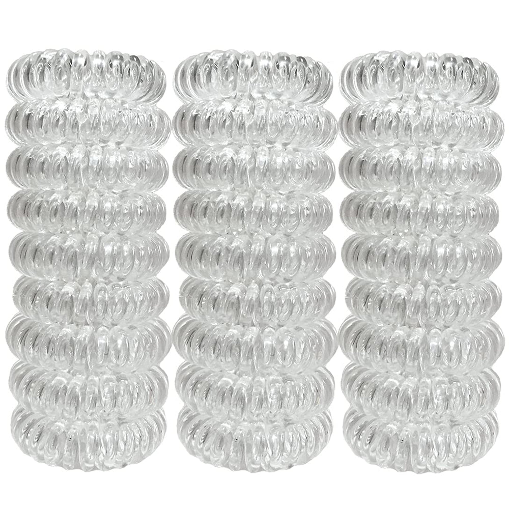 RN BEAUTY coletas espirales transparentes: uso diario sin dejar marcas.