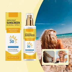 Aplicación ligera de RnemiTe-amo sin grasa para cabello durante el sol.