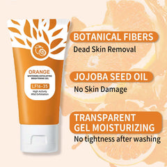 RnemiTe-amo gel exfoliante de naranja: aplicación suave en rostro