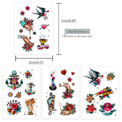 Roarhowl American retro patterns tattoo pack for vintage looks