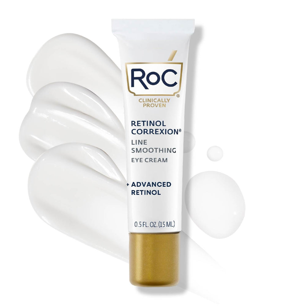 RoC crema de ojos retinol en envase compacto para uso diario