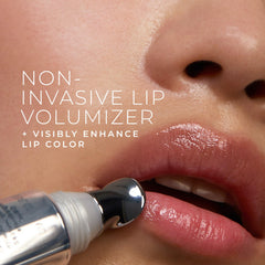 RoC Lip Volumizer being applied with a tingling sensation and immediate hydration