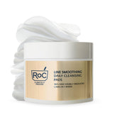 RoC Discos Resurfacing, lado texturizado exfolia suavemente y renueva la piel.