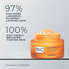 Aplicación facial RoC Revive + Glow para un brillo inmediato