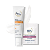 RoC Multi Correxion Revive + Glow sunscreen bottle, lightweight SPF 30 daily protection.