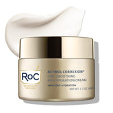 RoC Retinol Correxion Max Hydration Cream bottle-front showing oil-free hydration for all-day smooth skin
