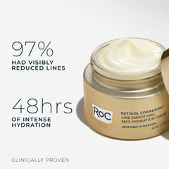 RoC Retinol Correxion Max Hydration Cream dispenser-pump for easy daily use